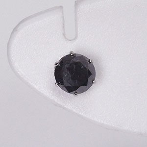 プラチナ・ブラックダイヤモンド0.3ct  スタッドピアス