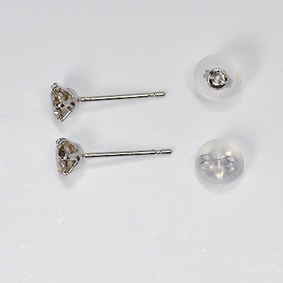 プラチナ・ダイヤモンド0.614ct（SIアップ・鑑定書カード付） スタッドピアス