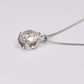 プラチナ・ダイヤモンド0.664ct（H・SI2・鑑定書付） スタッドペンダント（ネックレス）