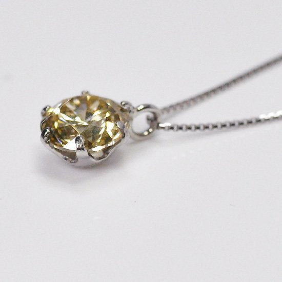 プラチナ・ダイヤモンド0.559ct（M・SI2・VERYGOOD・鑑定書付） スタッドペンダント（ネックレス）