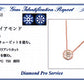 K18PG・ダイヤモンド0.2ct（VSクラス・H&C・鑑別書カード付） フセコミペンダント（ネックレス）