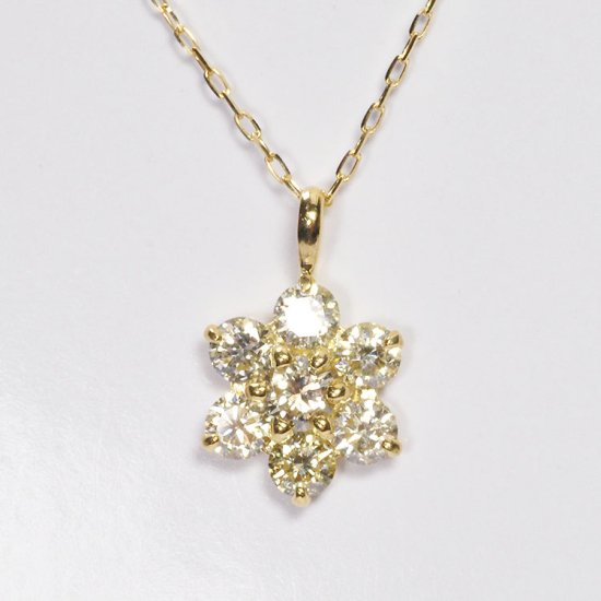 輝き30%アップ! K18・ダイヤモンド0.4ct 7スターペンダント 輝き30%アップ! K18・ダイヤモンド0.4ct 7スターペンダント