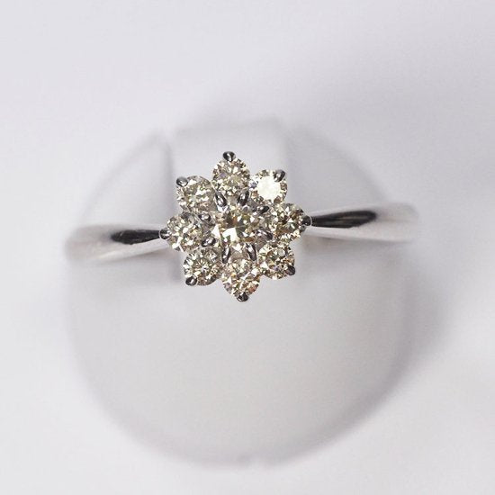 輝き３０％アップ！プラチナ・ダイヤモンド0.4ct 9スターリング（指輪） 【クロスフォー正規品】【スターシリーズ】