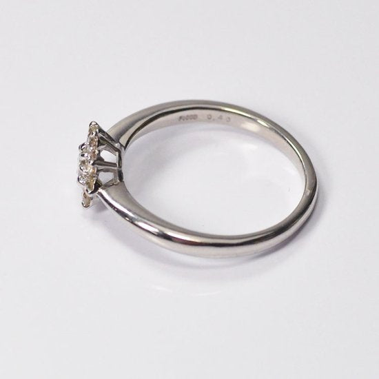 輝き３０％アップ！プラチナ・ダイヤモンド0.4ct 9スターリング（指輪） 【クロスフォー正規品】【スターシリーズ】