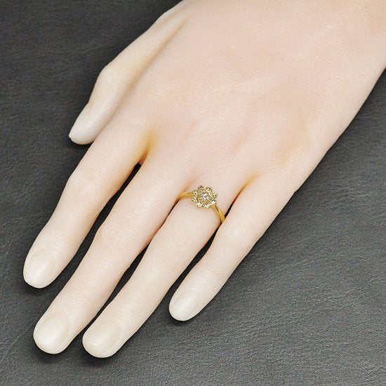 輝き30％アップ！K18・ダイヤモンド0.9ct 9スターリング（指輪