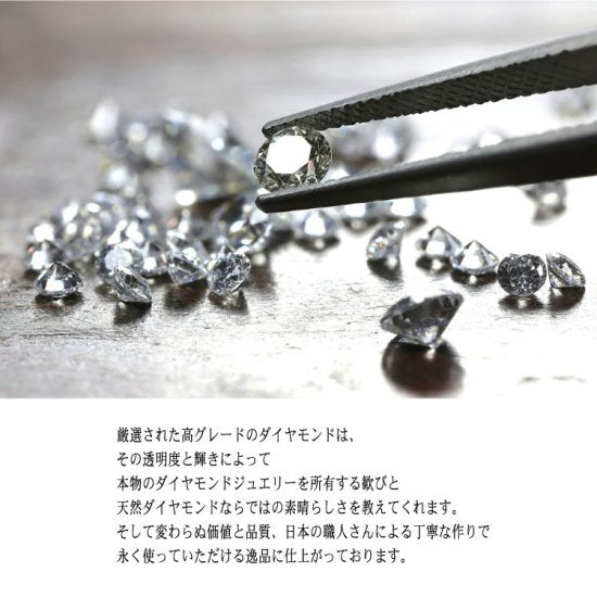 プラチナ・ダイヤモンド1.0ct スマイルネックレス SIクラス