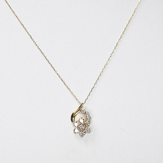 K18・ダイヤモンド0.5ct（H&C・鑑別書カード付） スウィートテンペンダント（ネックレス）