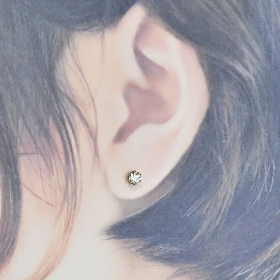 K18（イエローゴールド）・ダイヤモンド0.5ct（SIクラス・鑑別書