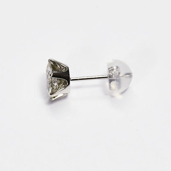 プラチナ・ダイヤモンド0.686ct（J・SI2・G・鑑定書カード付） シングルピアス 片耳用