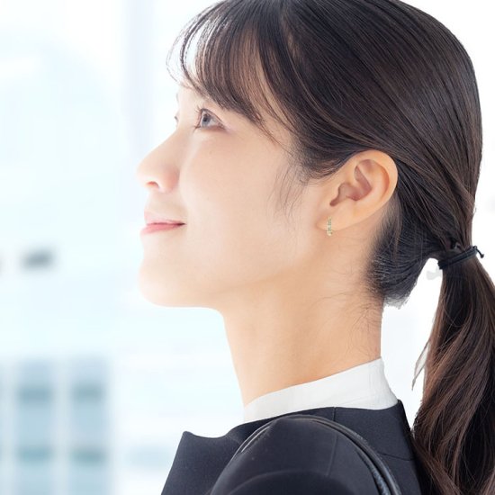 フープピアス ダイヤモンド0.2ct k18 専用JE339☆高級 ダイヤモンド0.2