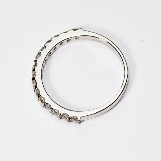 プラチナ・ダイヤモンド0.5ct（鑑別書付） ハーフエタニティリング